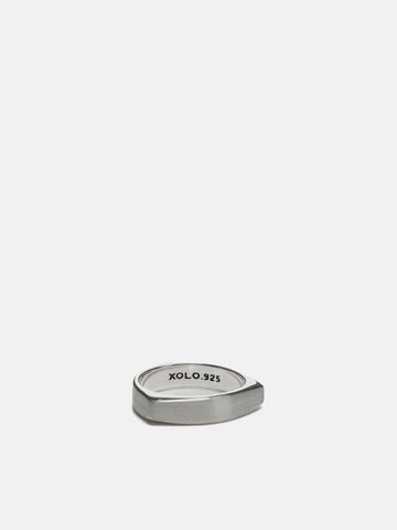 XOLO JEWELRY Triangle 3D Ring with Hair Line, Rings