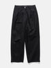 YOKE 1Pleated Wide Tapered Trousers Black, Pants