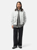 YOKE Cotton Denim Stand Collar Blouson Grayish White, Jackets