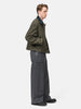 YOKE Denim Cut-Off Buggy Pants Black, Pants