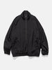 YOKE Silk Nylon 3/4 Zip Pullover Black, Jackets