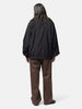 YOKE Silk Nylon 3/4 Zip Pullover Black, Jackets