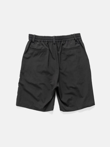 YOKE Wool Washer Tropical 2Pleated Easy Shorts Carbon, Shorts