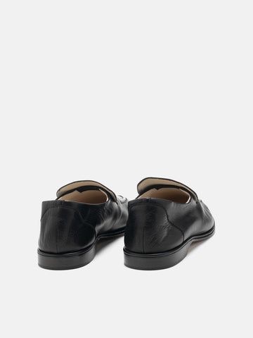 YOKE x Foot The Coacher Leather Loafer Black, Shoes