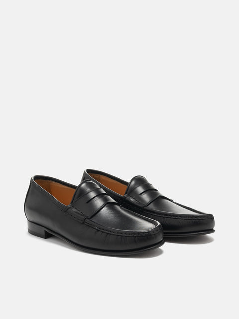 Yuketen 70'S Italian Loafer Iberia Black, Shoes