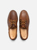 Yuketen Italian Hex Eye Boat Shoe w/ Cortina Sole SG Lt. Brown, Shoes