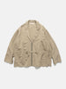 barbell object Belted Jacket Beige, Jackets