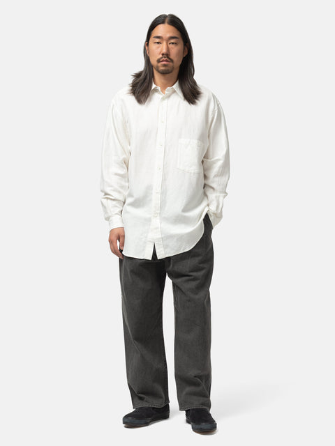 barbell object Cotton Linen +sh White, Shirts