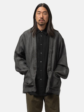 barbell object Hook Jacket Fade Black, Jackets