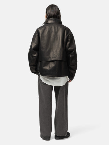 barbell object ML Parka Black, Leather Jackets