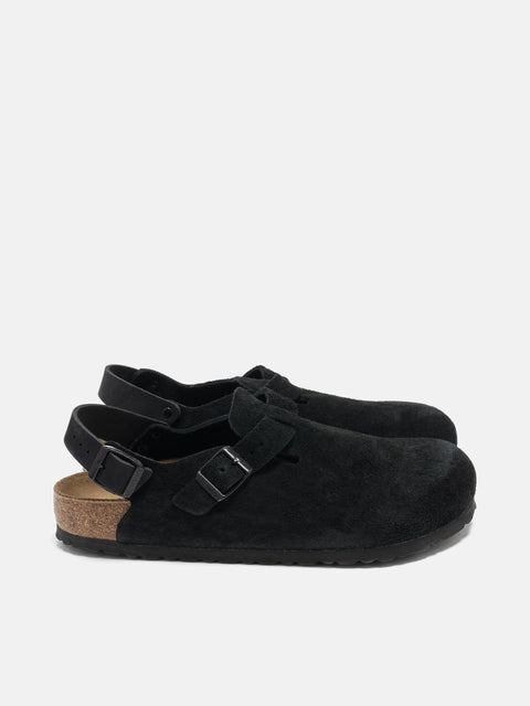 BIRKENSTOCK Tokio II Suede Black, Mules