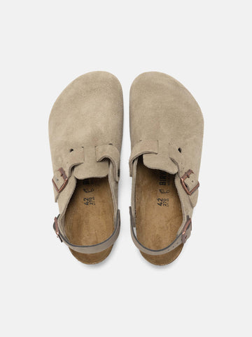 BIRKENSTOCK Tokio II Suede Taupe, Mules