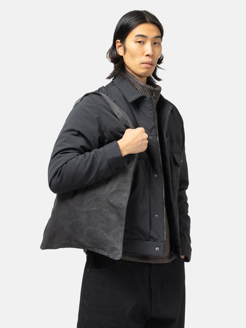 hobo Stroll Tote Bag Pig Suede Black, Tote Bags