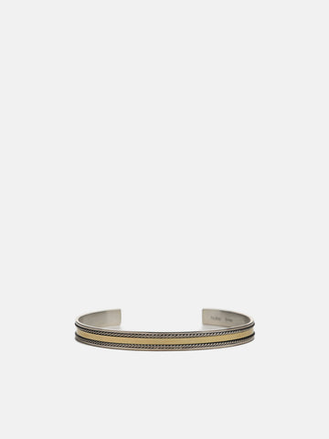 hobo Rope Bracelet 925 Silver with Brass, Bracelets