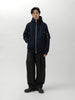 sacai Cotton Cashmere Knit Hoodie Navy, Hoodies