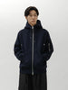 sacai Cotton Cashmere Knit Hoodie Navy, Hoodies