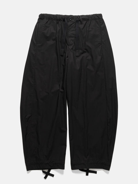 Flat shot of the sacai Cotton Typewriter Pants Black