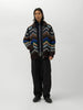 sacai Mix Crochet Knit Blouson Black Multi, Sweaters
