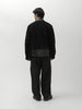 sacai Suede Blouson Black, Leather Jackets