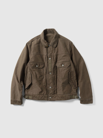 sacai Sueded Cotton Jacket Brown, Jackets