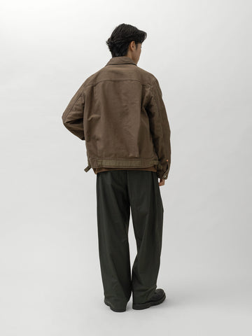 sacai Sueded Cotton Jacket Brown, Jackets