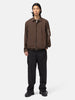 full-body view of the model wearing the sacai Suiting Pants Black