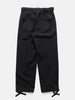 Flat shot of the back of the sacai Suiting Pants Black