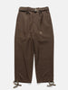 Flat shot of the sacai Suiting Pants Brown