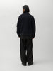 sacai Wool Knit Blouson Navy x Khaki, Jackets