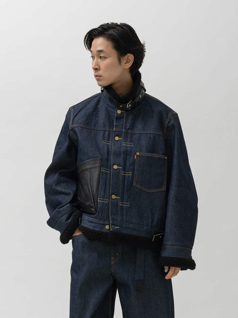 sacai x Levi's Denim Jacket A Indigo, Denim Jackets