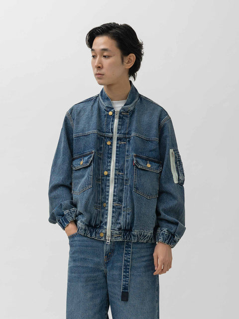 sacai x Levi's Denim Jacket B Blue, Denim Jackets