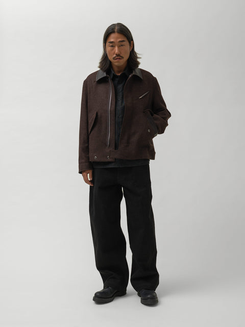 sage NATION Mainichi Trouser Cotton Canvas Black, Pants