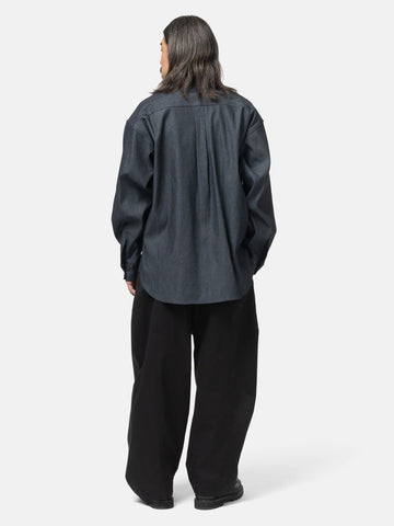 sage NATION Box Pleat Trouser Black, Pants