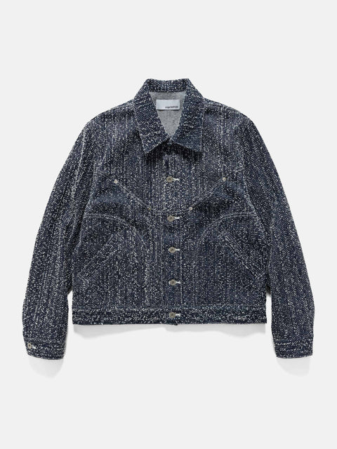 sageNATION Denim Jiji Jacket Indigo Needle Punch, Jackets