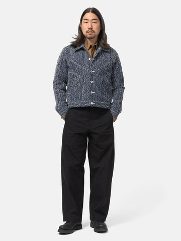 sage NATION Denim Jiji Jacket Indigo Needle Punch, Denim Jackets