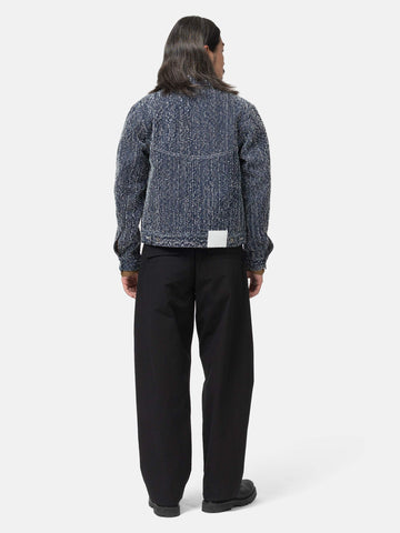 sage NATION Denim Jiji Jacket Indigo Needle Punch, Denim Jackets