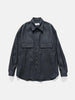 sage NATION Flap Shirt Indigo Stripe, Shirts