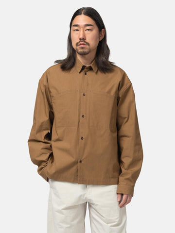 sage NATION Oval Shirt Tan, Shirts