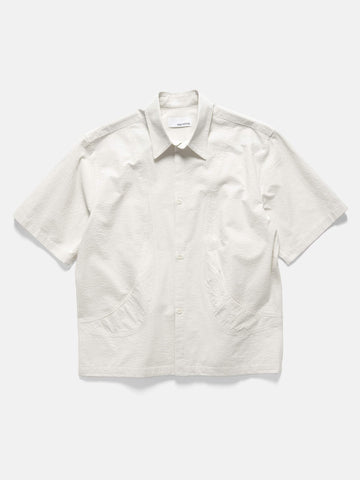 sage NATION Takeshi Shirt Ivory Stripe, Shirts