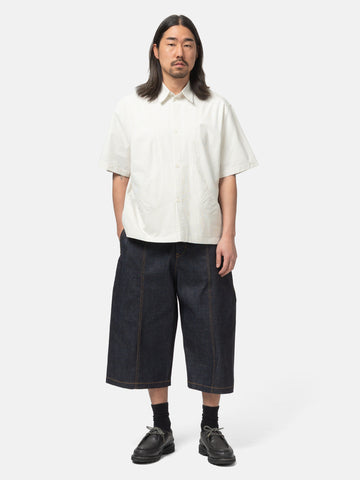 sage NATION Takeshi Shirt Ivory Stripe, Shirts