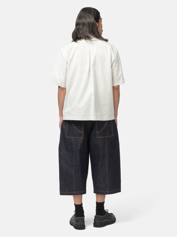 sage NATION Takeshi Shirt Ivory Stripe, Shirts