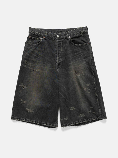 ssstein Baggy Denim Shorts Black, Shorts