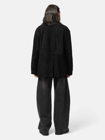 ssstein Cow Nubuck Blazer Black, 