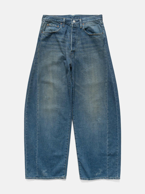 ssstein Deformation Wide Denim Jeans Indigo, Jeans