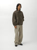 ssstein Goat Suede Zip Jacket Olive, Leather Jackets