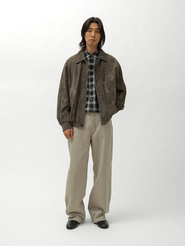 ssstein Loose Color Denim Pants Beige, Jeans