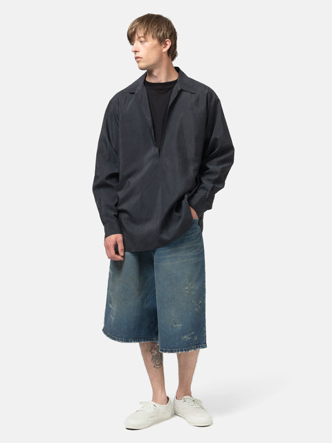 ssstein Nylon Skipper Shirt Black, Shirts