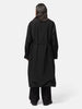 ssstein Oversized Layered Combination Coat Black, Coats