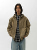 ssstein Sulfur Dyed Oxford Vintage Hood Jacket Khaki, Jackets