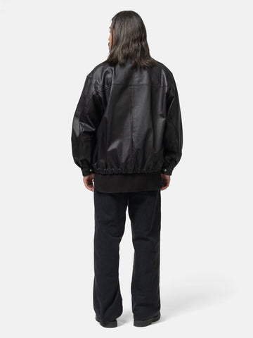 ssstein Sulfur Dyed Oxford Vintage Wide Pants Black, Pants